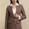 Paddington Blazer (Clarence Check Merlot)