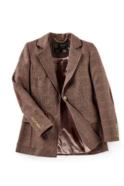 Paddington Blazer (Clarence Check Merlot)