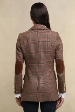 Paddington Blazer (Clarence Check Merlot)