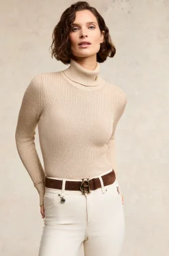 Painswick Roll Neck (Biscuit)