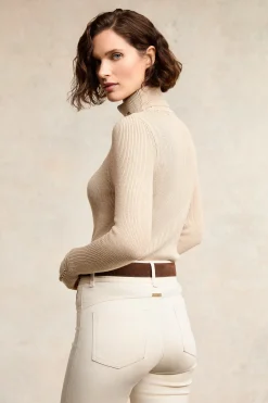 Painswick Roll Neck (Biscuit)