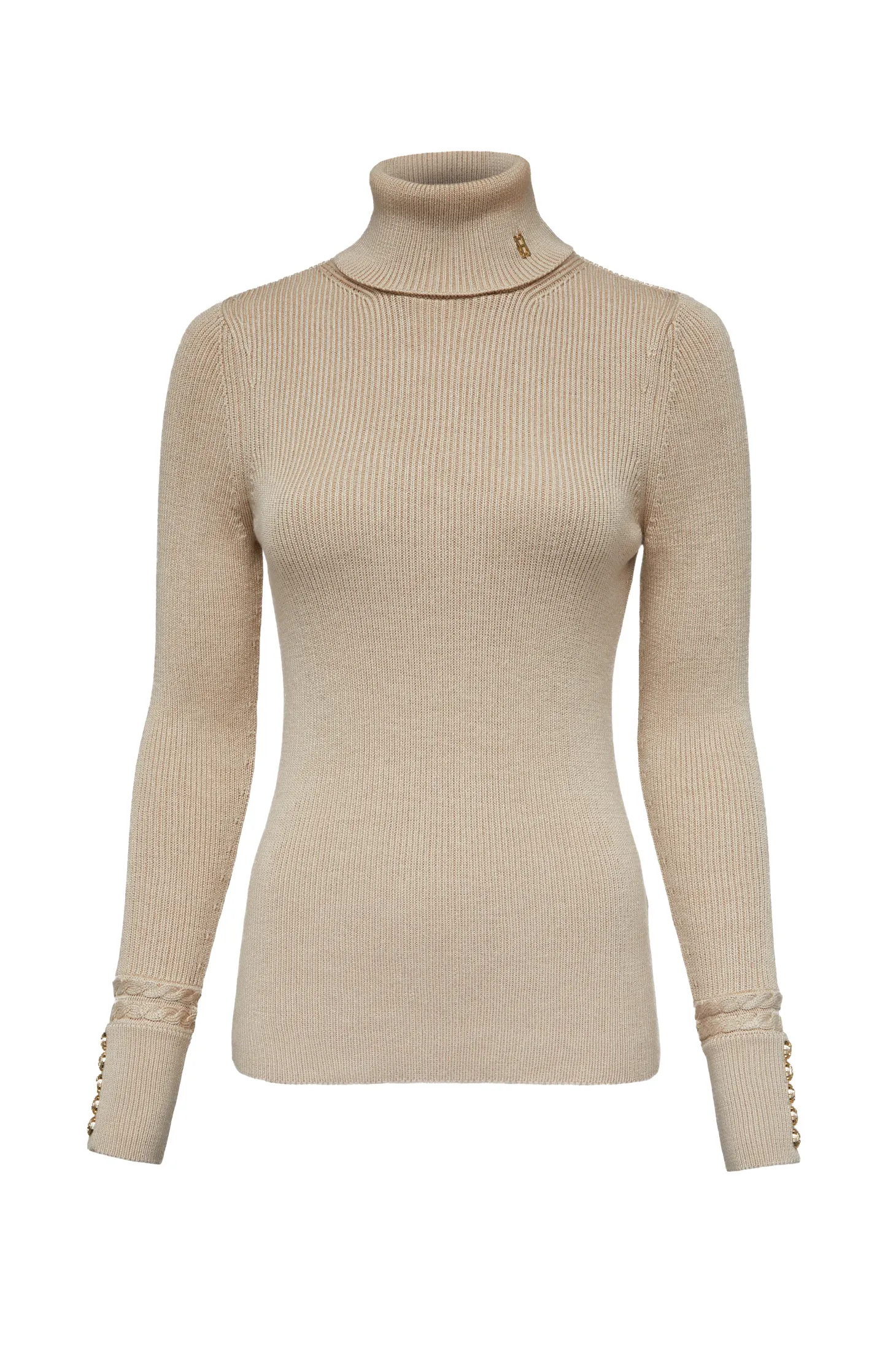 Painswick Roll Neck (Biscuit)