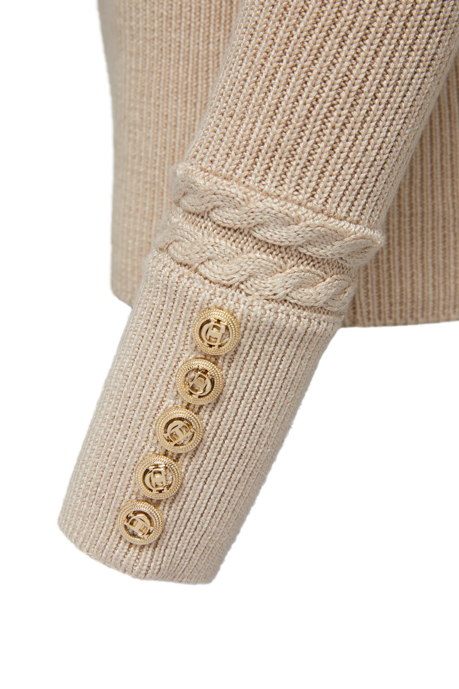 Painswick Roll Neck (Biscuit)