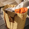 Paloma Straw Tote (Natural Tan)