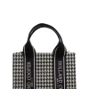 Pimlico Mini Tote (Ecru Houndstooth)