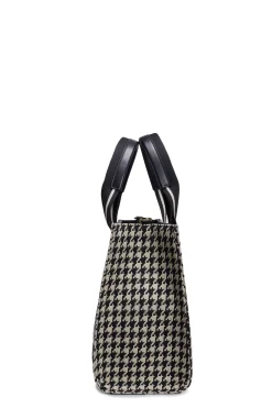 Pimlico Mini Tote (Ecru Houndstooth)