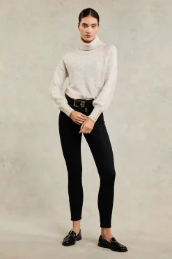 5 Pocket Jodhpur Jean (Black)