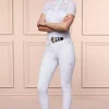 Premium Competition Mid Rise Breeches (White)