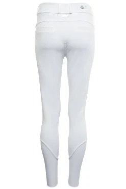 Premium Competition Mid Rise Breeches (White)