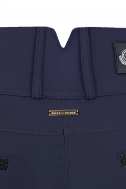 Premium High Rise Breeches (Yale Blue)