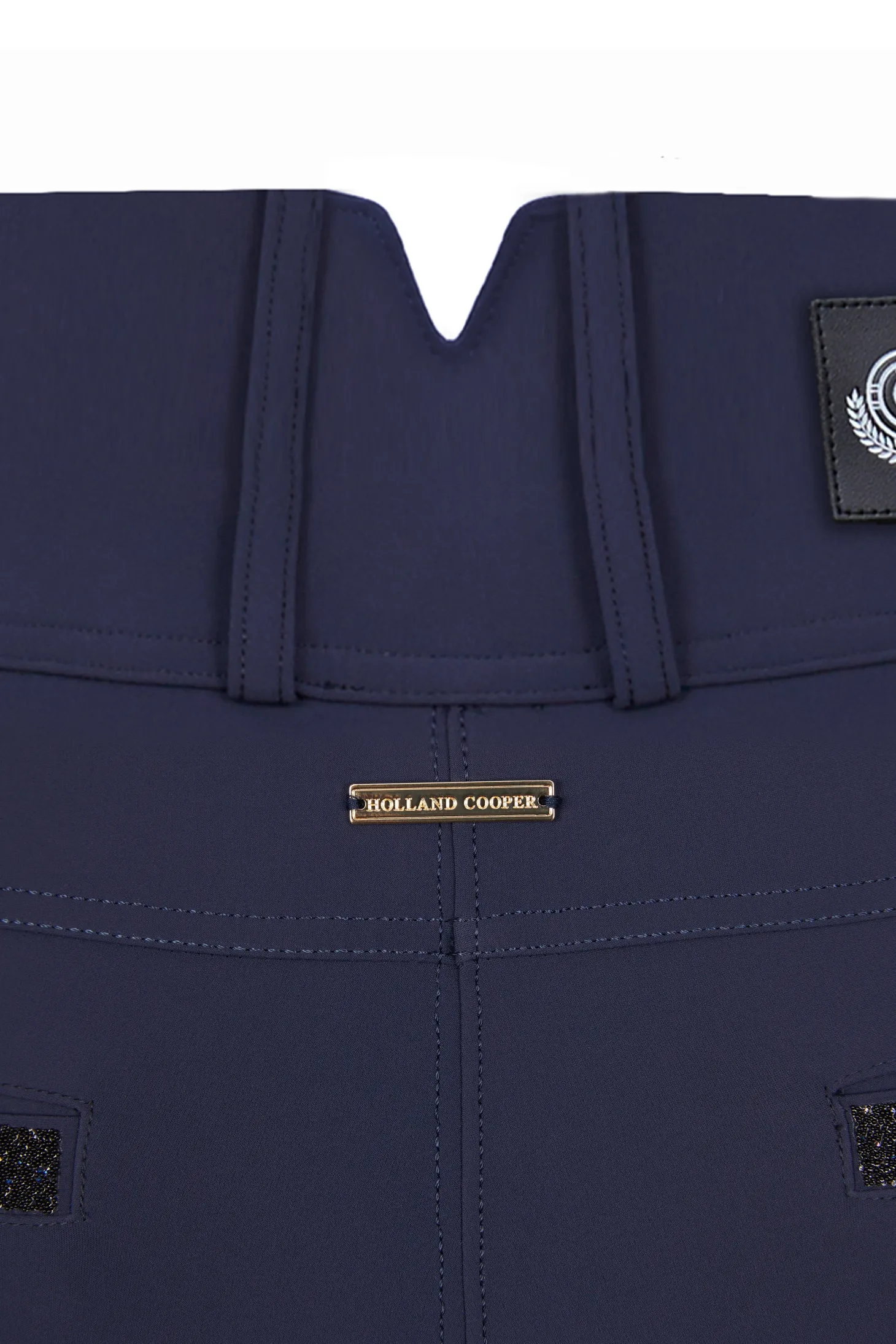 Premium High Rise Breeches (Yale Blue)