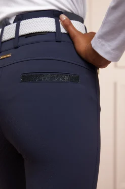 Premium High Rise Breeches (Yale Blue)