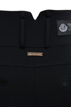 Premium High Rise Breeches (Black)