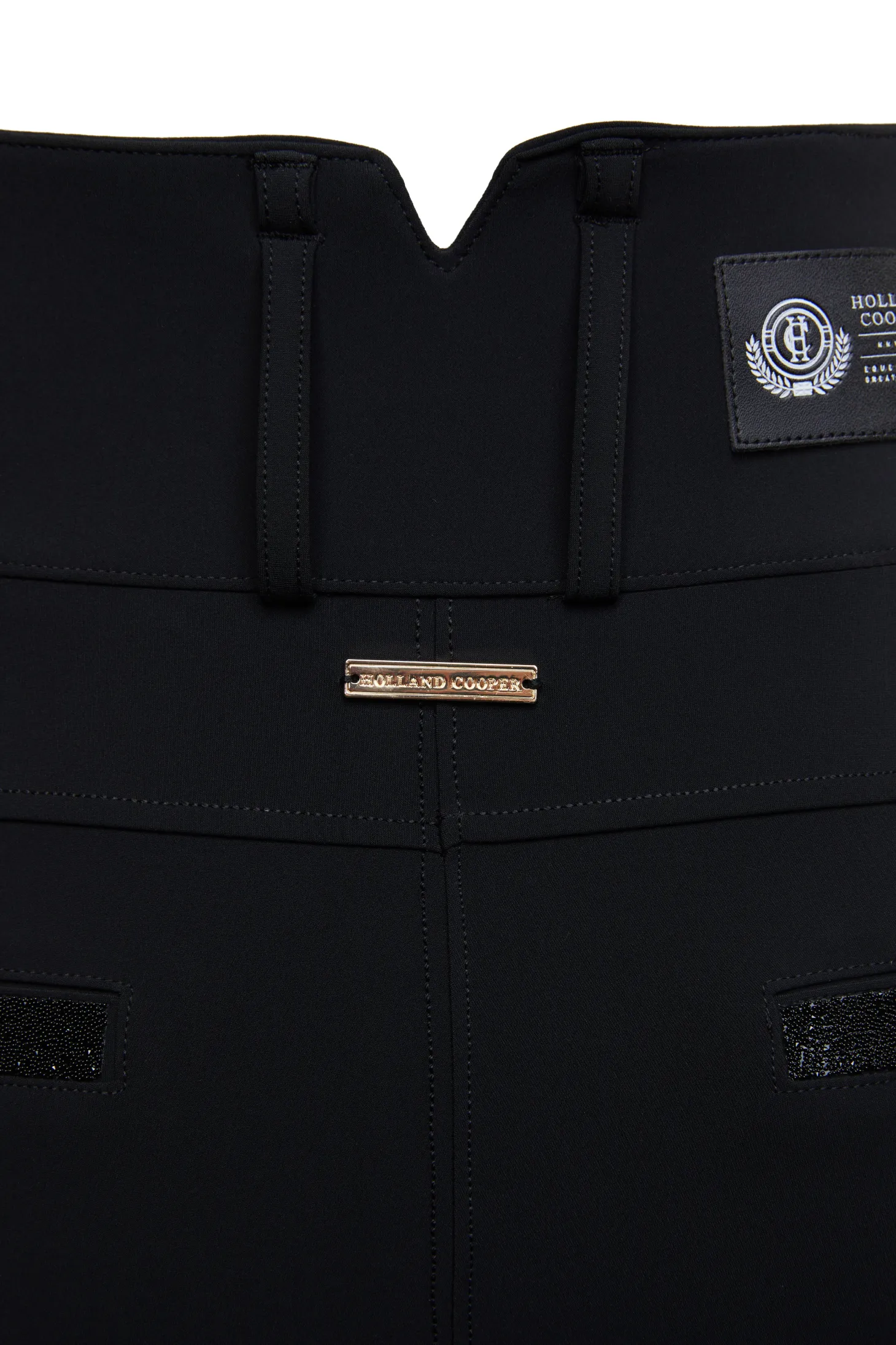 Premium High Rise Breeches (Black)