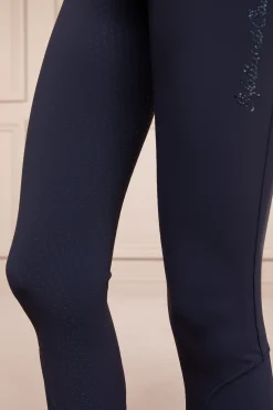 Premium High Rise Breeches (Yale Blue)
