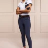 Premium Mid Rise Breeches (Yale Blue)