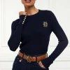 Princeton Crew Neck Knit (Ink Navy)