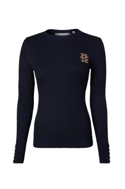 Princeton Crew Neck Knit (Ink Navy)