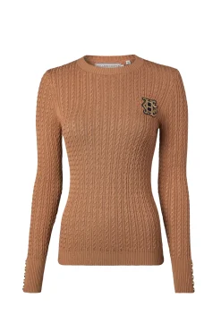 Princeton Crew Neck Knit (Dark Camel)