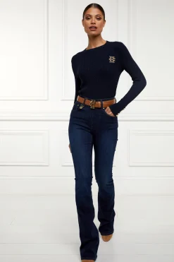 Princeton Crew Neck Knit (Ink Navy)