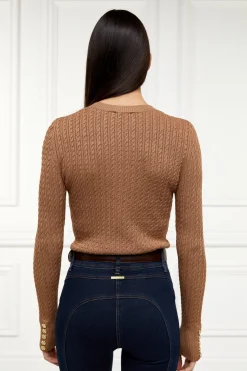 Princeton Crew Neck Knit (Dark Camel)