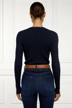 Princeton Crew Neck Knit (Ink Navy)