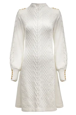 Rachel Mini Dress (Oyster)