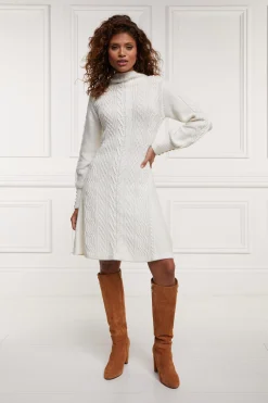 Rachel Mini Dress (Oyster)