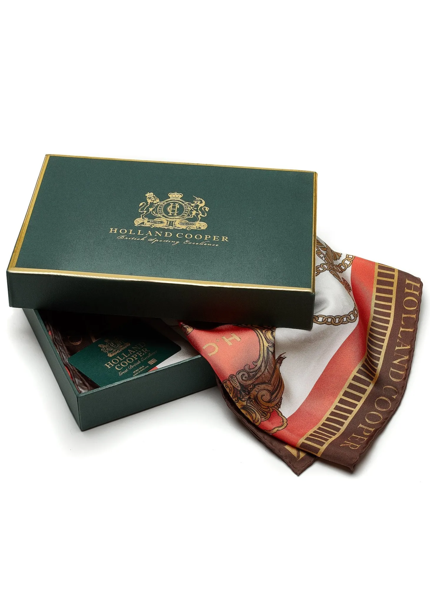 Regal Horse Silk Scarf (Sienna)
