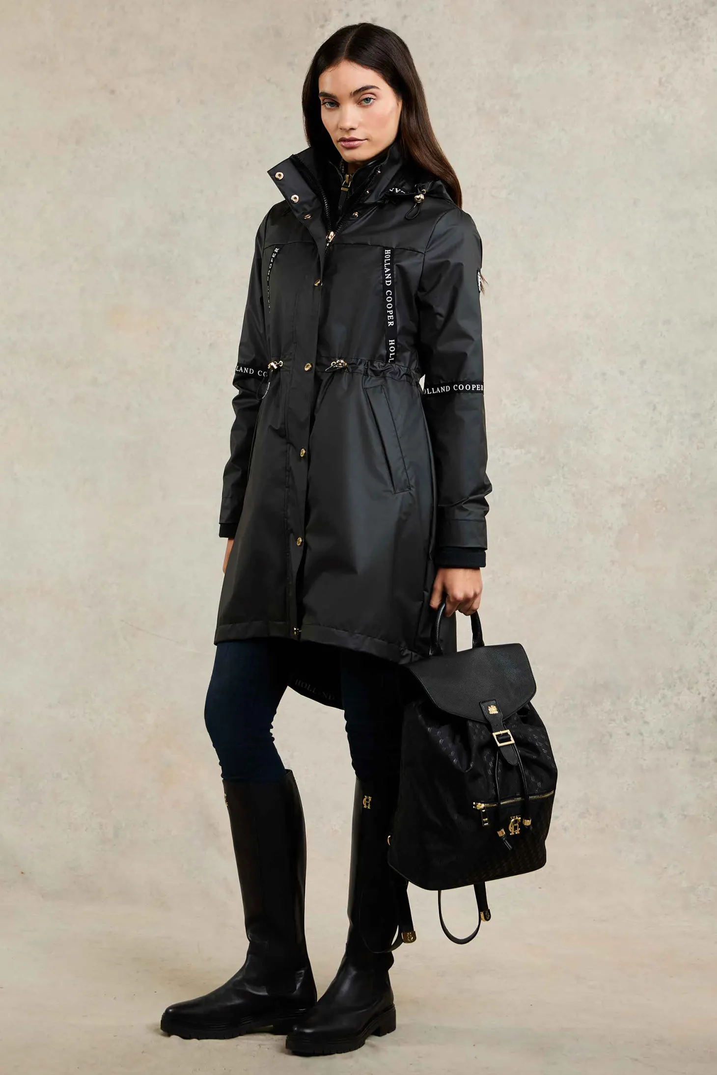 Regency Monogram Backpack (Black Monogram)