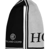 Regency Monogram Scarf (Black White)
