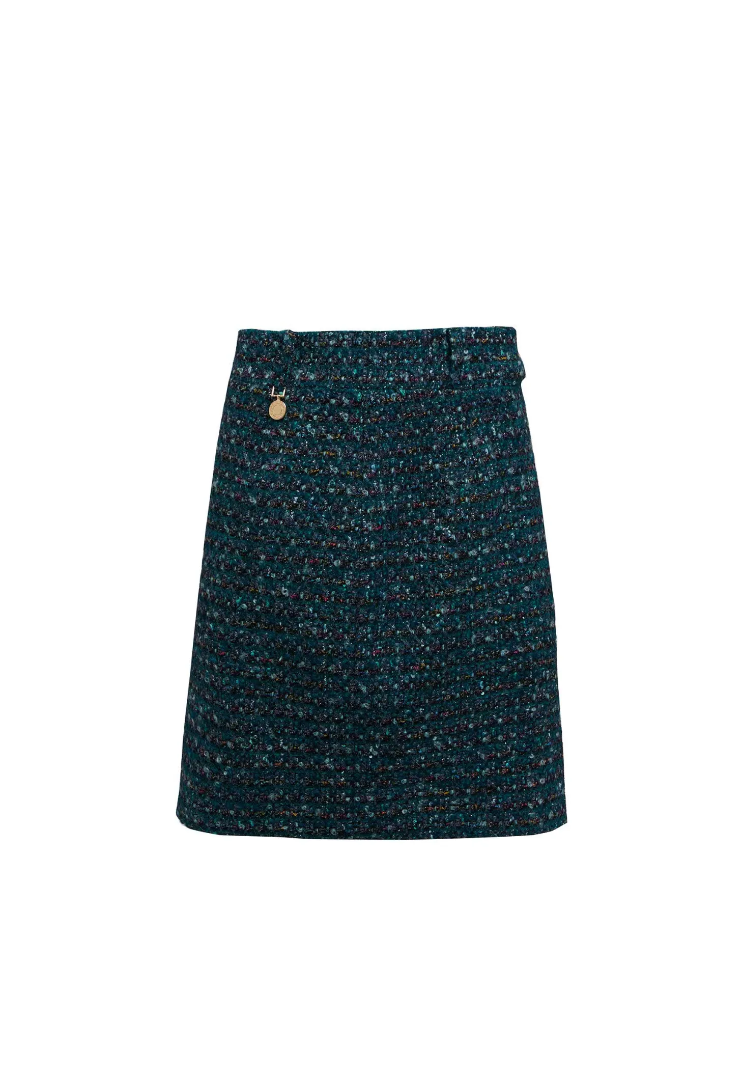 Regency Skirt (Emerald Boucle)
