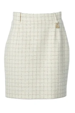 Regency Skirt (Ivory Sparkle Tweed)
