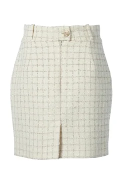 Regency Skirt (Ivory Sparkle Tweed)
