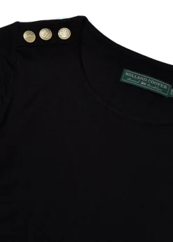 Relax Fit Crew Neck Tee (Black)