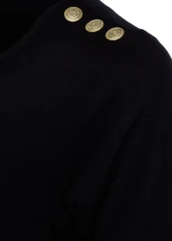 Relax Fit Crew Neck Tee (Black)