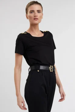Relax Fit Crew Neck Tee (Black)