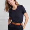 Relax Fit Crew Neck Tee (Ink Navy)