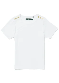 Relax Fit Crew Neck Tee (White)