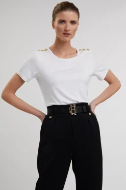 Relax Fit Crew Neck Tee (White)