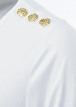 Relax Fit Crew Neck Tee (White)