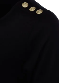 Relax Fit V-Neck Tee (Black)