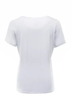 Relax Fit V-Neck Tee (White)