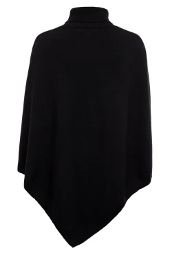 Roll Neck Cape (Black)