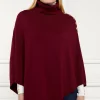 Roll Neck Cape (Wine)