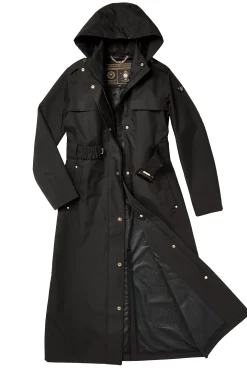Rosedale Waterproof Longline Coat (Black)