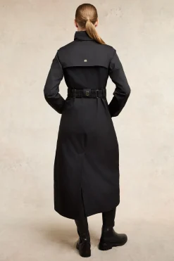 Rosedale Waterproof Longline Coat (Black)