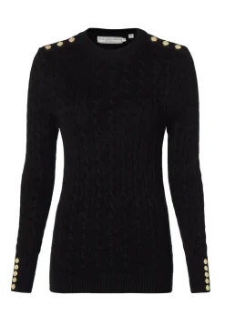 Seattle Cable Crew Knit (Black)
