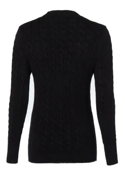 Seattle Cable Crew Knit (Black)