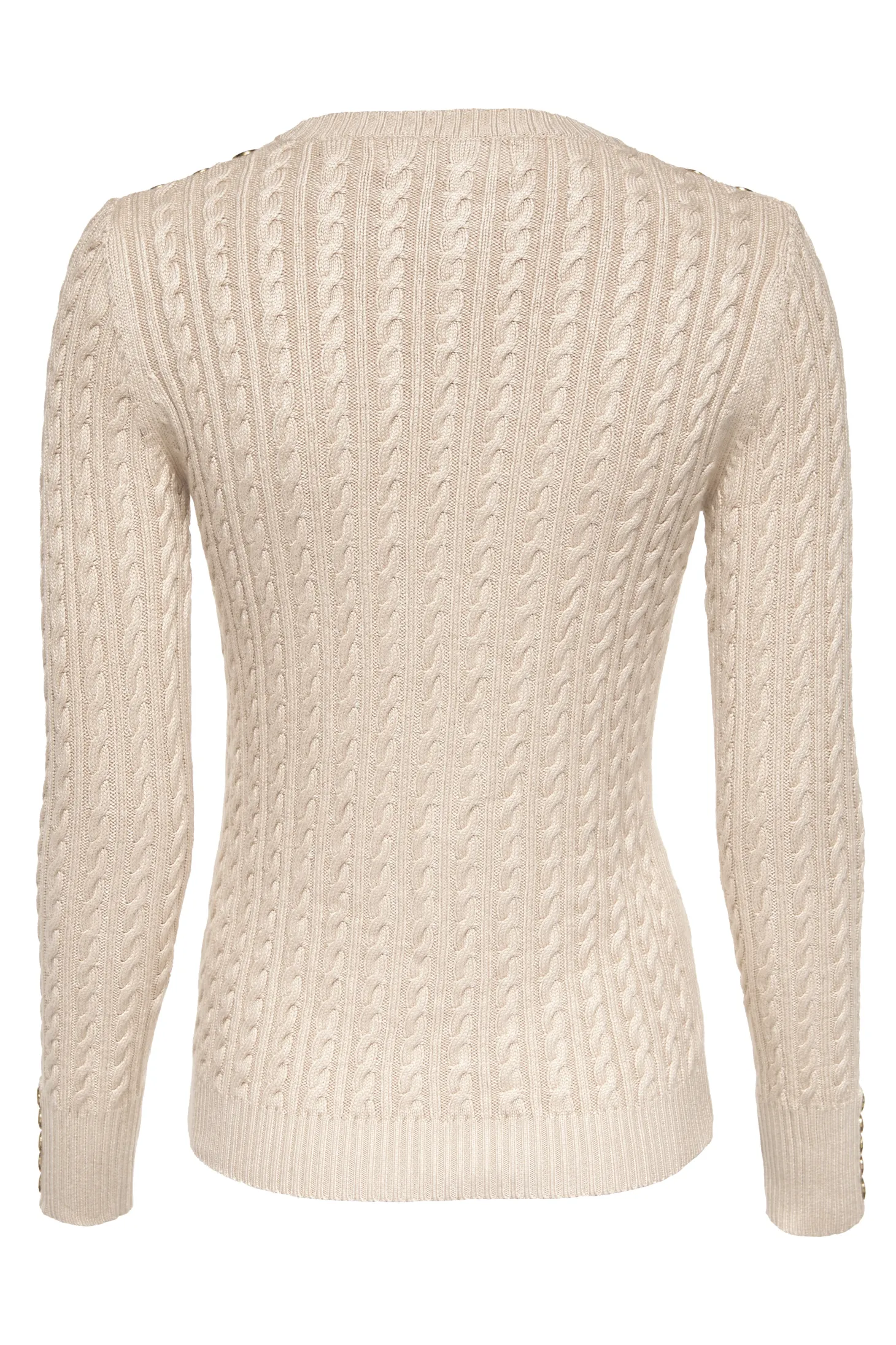 Seattle Cable Crew Knit (Oatmeal)